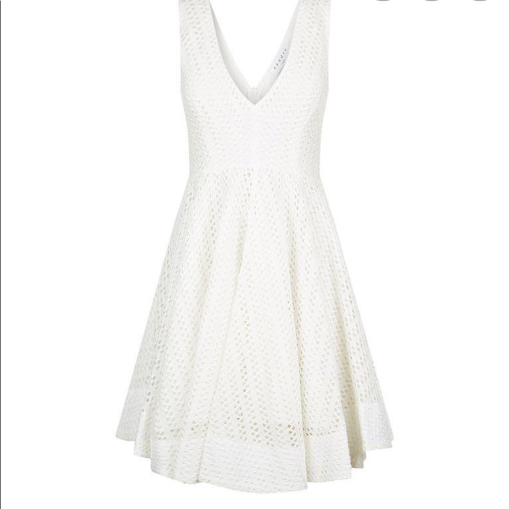 Sandro bliss white dress